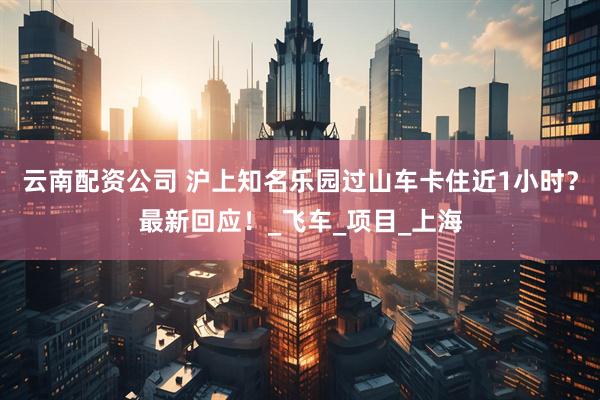 云南配资公司 沪上知名乐园过山车卡住近1小时？最新回应！_飞车_项目_上海